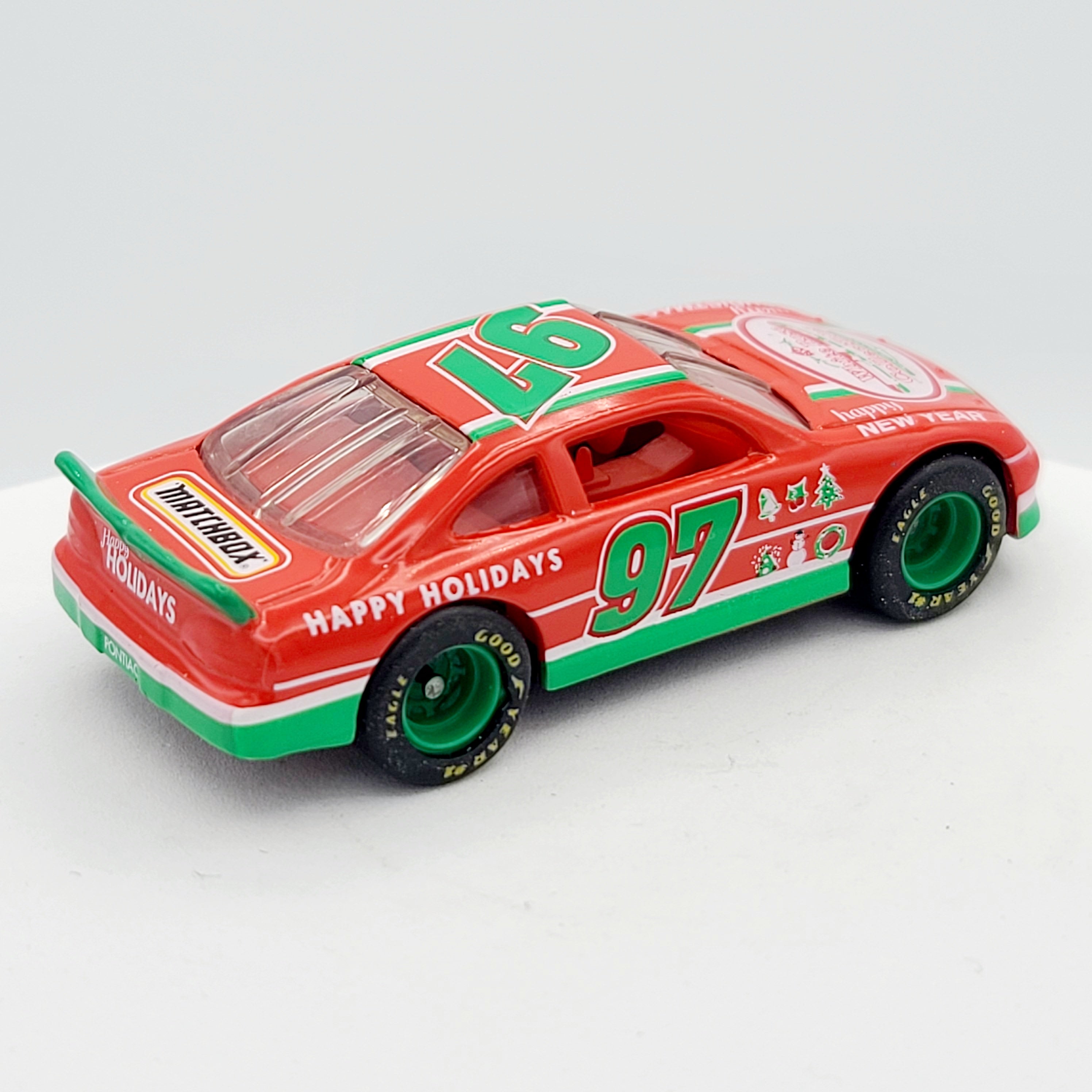 Matchbox '96 Pontiac Grand Prix Stock Car (1997 White Rose Holiday Collectibles, 1 of 2000)